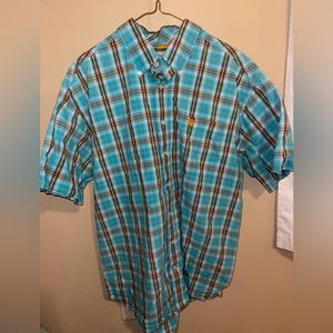 Men’s Ariat short sleeve button down shirt